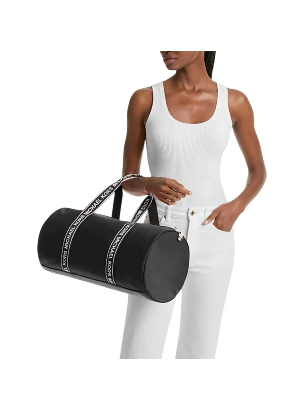 Michael Kors Jet Set Large Nylon Duffel Bag